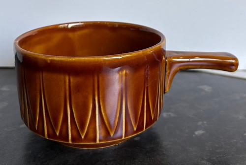 Mid brown glaze tams ware - tams, soup