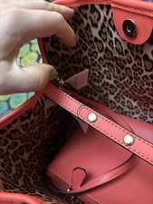 Coral With Leopard Print