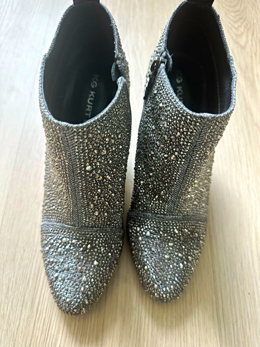 Kurt geiger silver sparkly - geiger,