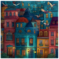 Printed Cross Stitch Kit 11 ct