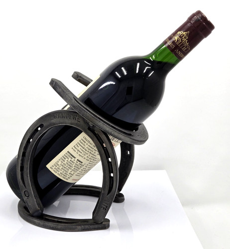 Horseshoe single wine bottle - horseshoe,