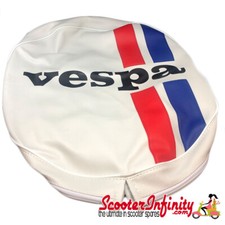 Spare Wheel Cover (White, Red