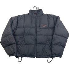 RALPH LAUREN Polo Sport Puffer Jacket Quilted Black Warm Mens XL
