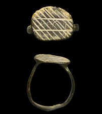 Hellenistic Bronze Signet Ring