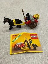 Lego Castle 6011 Black Knights Treasure - Vintage Set 1985 with instructions