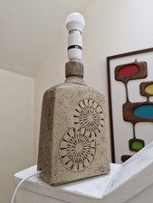 Vintage Lamp Mid Century Retro 1960s 1970s Chalkware MCM 