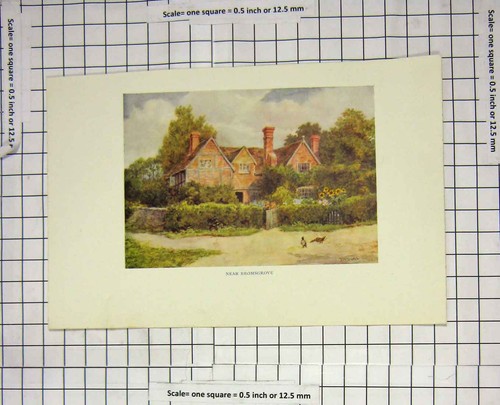 Original old antique - old, print