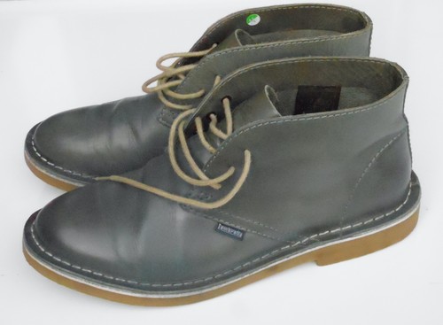 Lambretta grey leather boots - lambretta,