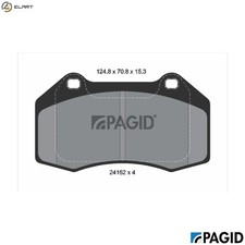 Brake pad set disc - brake,