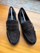 Dune Brown Suede Loafers Size 39 UK 6.5 RRP £89