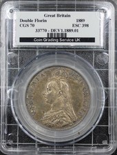 1889 Double Florin CGS 70