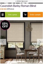 Roman blinds made to measure -