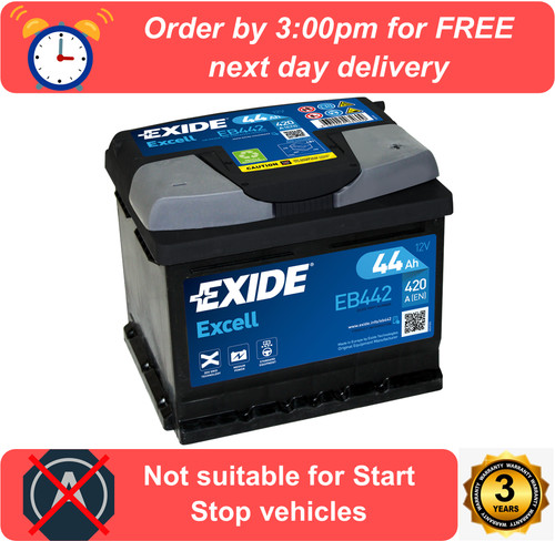 Eb442 exide excell car - eb442,