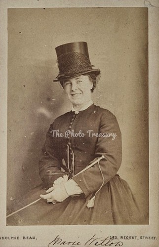 Cdv actress marie wilton - wilton, in