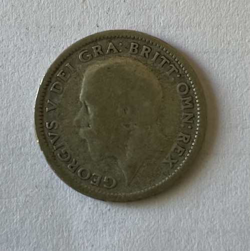 1926 sixpence coin - coin, v