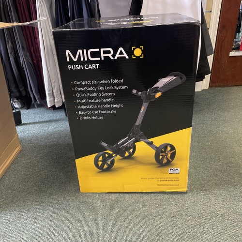 Powakaddy micra push cart new - micra,