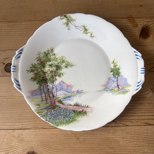 Vintage aynsley blue bell time - blue,