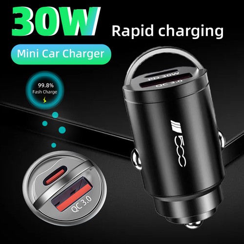 For fiat 500 car charger - for,