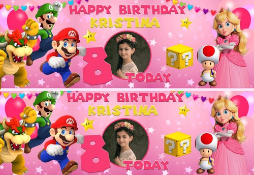 Personalised peach birthday - peach,