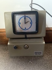 Vintage Warwick Clocking In Machine Time Card
