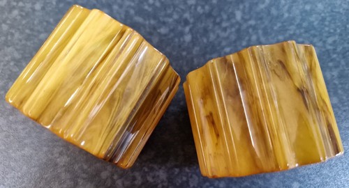 Catalin napkin rings holders - rings,
