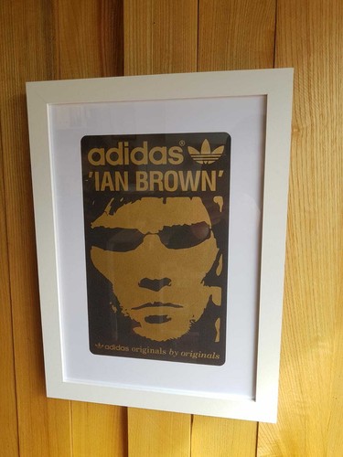 Ian brown adidas framed - adidas, art