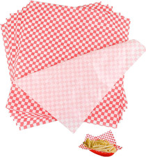500 Pcs Red Greaseproof Paper
