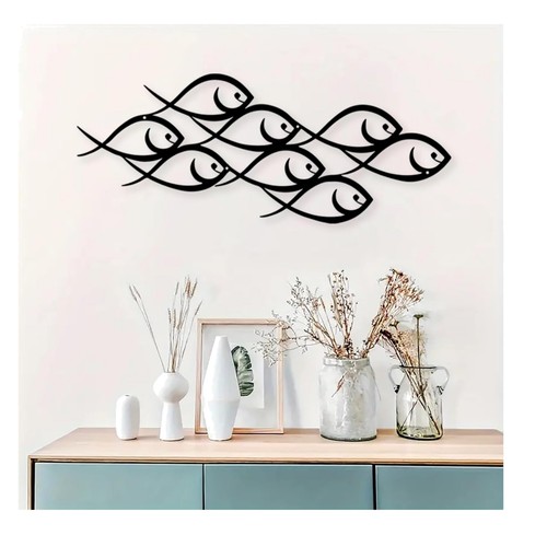 Metal fish wall decor - metal, –