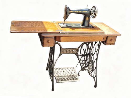 Antique singer treadle sewing - treadle,