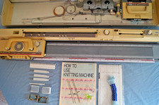 Vintage Brother Knitting Machine KH-891 LACE Carriage and built-in Knitleader