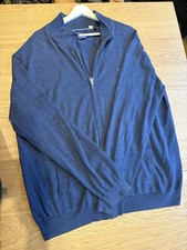 GANT Blue Zip‑Up Sweater