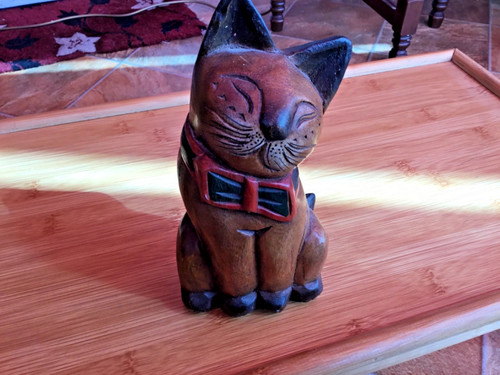 Vintage med hand - vintage, carved