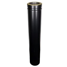 1000mm Length Twin Wall Black