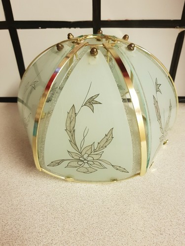 Vintage lamp shade - vintage, tinted