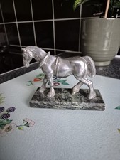 Silver coloured metal - coloured, shire