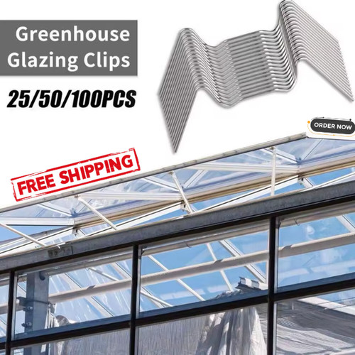 Clips for greenhouse window - clips,