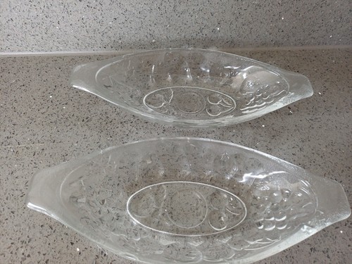 Vintage glass dishes bowls - vintage,
