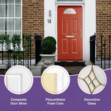Composite door slabs 
