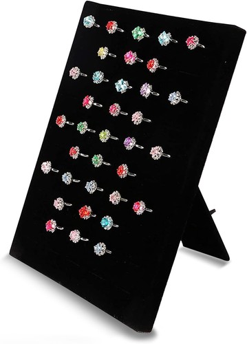 Jewellery ring display black - display,,