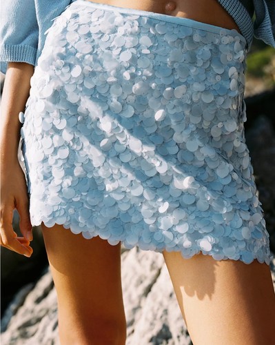Zara bnwt sequin mini - zara, skirt