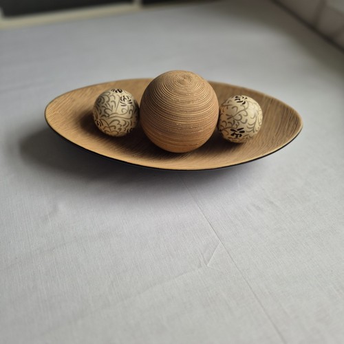 Decorative dish with balls - decorative,