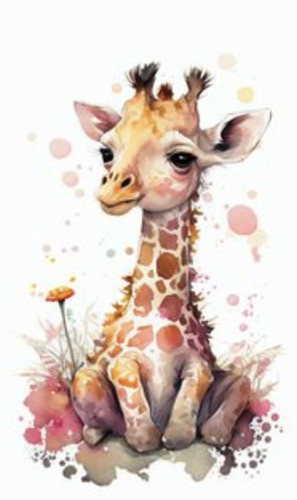 Giraffe cross stitch - giraffe,
