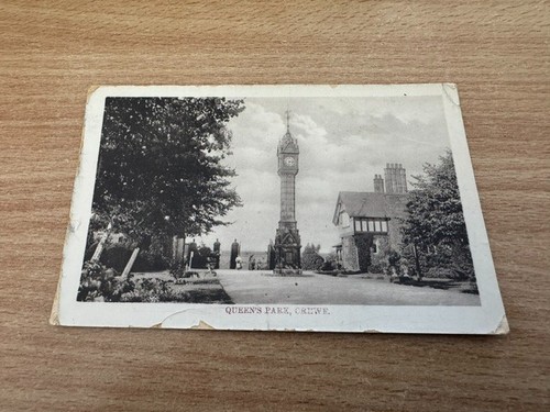 Postcard queen park crewe - -, queen's