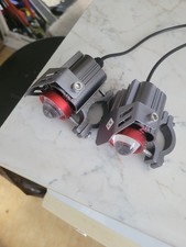 2Pcs Motorcycle LED Headlight Motorbike Driving Fog Spot Lights with Switch.