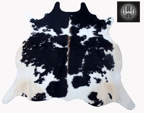 100 natural cow hide rug - natural,