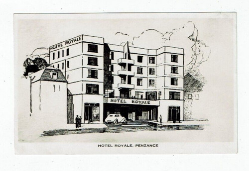 Cornwall postcard hotel royale - cornwall,