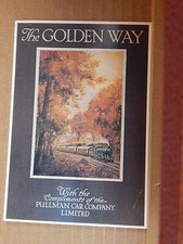 Postcard Advertising Pullman Railway Carriages  Old Advert Modern card  