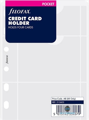 Filofax pocket size credit - size,