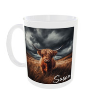 Highland Cow Mug Personalised