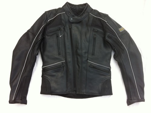 Dynamic mens leather motorbike - leather,
